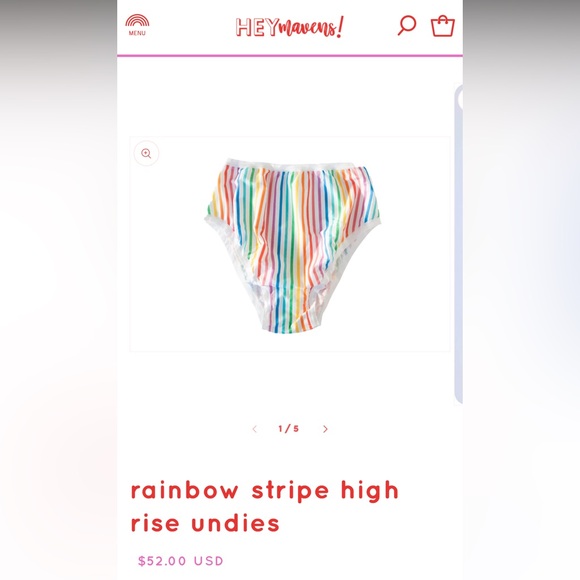 HEY mavens Other - 🌈 Rainbow Stripe Women's Panties NWT 6X